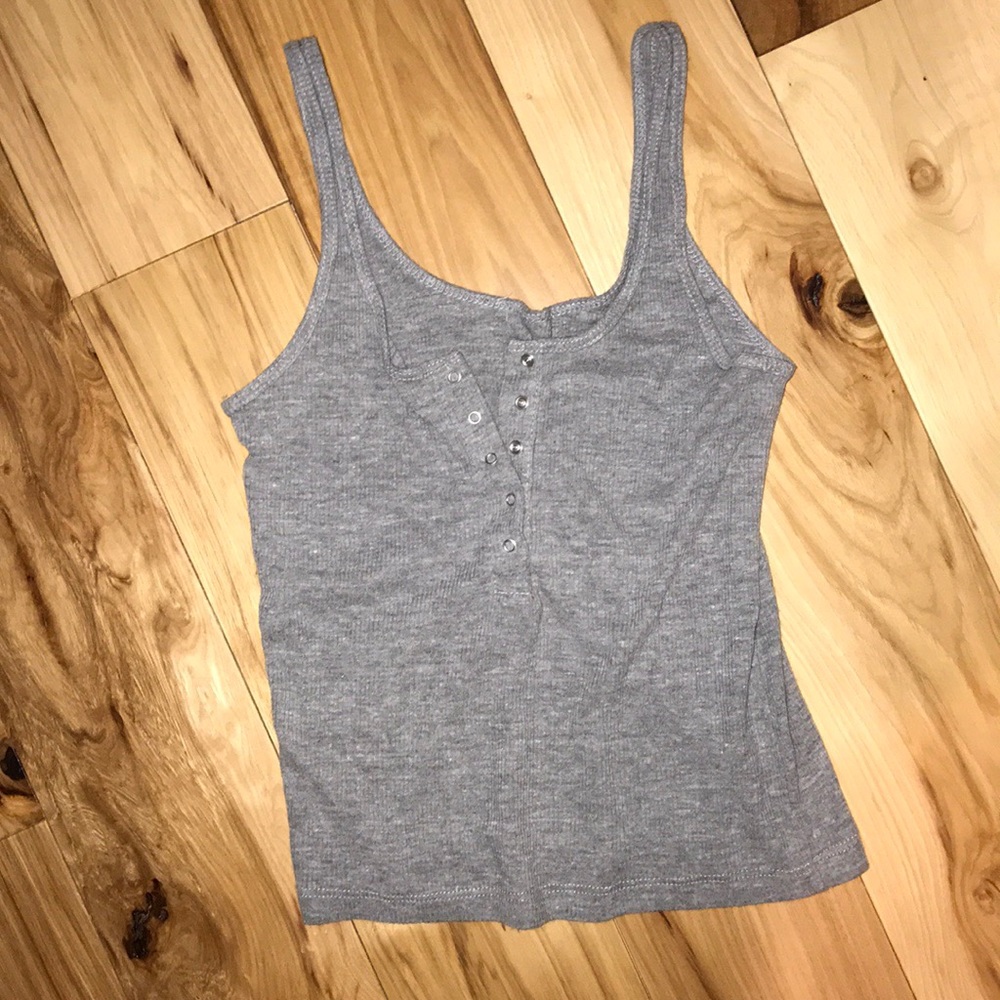 gray brandy melville tank top